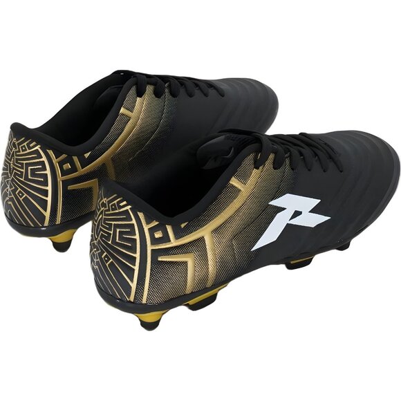 RUNIC Soccer Cleats Men Boys Firm Ground Football Boots Black US 6 EU 37 - Picture 3 of 6